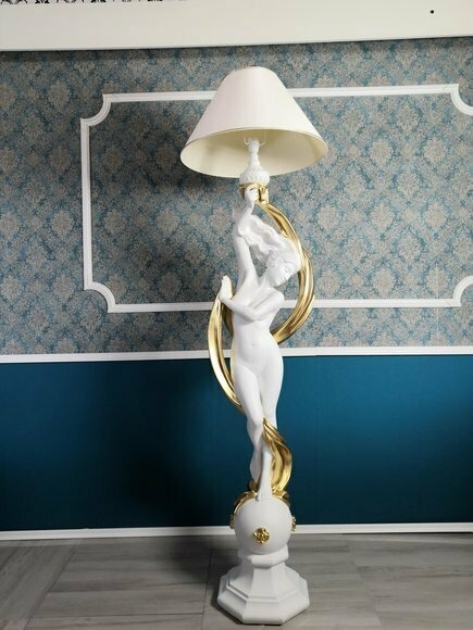 Stehleuchte Stand Leuchte Lampe Lampen Leuchten Design Figur 200cm