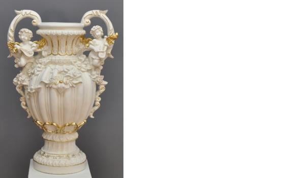 XXL Vase Tisch Dekoration Deko Vasen Antik Stil Skulptur Figur Kelch Rom