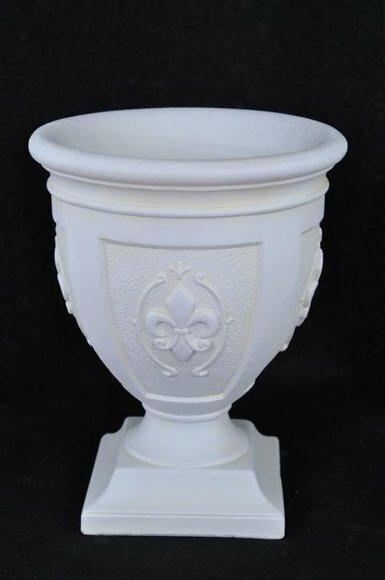 design Vase Kelch XXL Vasen Blumen Dekoration Deko Antik Stil Raum