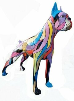 Hund Figur Statue Design Skulptur Dekoration 173cm Garten Außen Innen