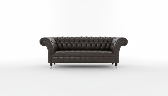 3 Sitzer Chesterfield Polster Sofas Design Luxus Couch Sofa Leder Couchen