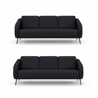3 Sitzer Sofa Couch design Wohnzimmer Polster Sitz Garnitur Leder