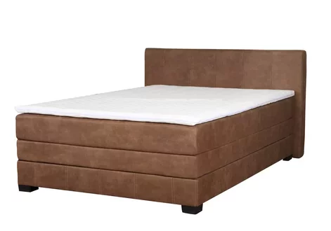 Vintage Boxspring Betten Polsterbett Bett Holzbett Doppel Hotel Ehebett 200x200