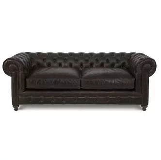 Chesterfield Sofa Couch Polster Stoff Leder Couchen Antik Stil Garnitur 3 Sitzer