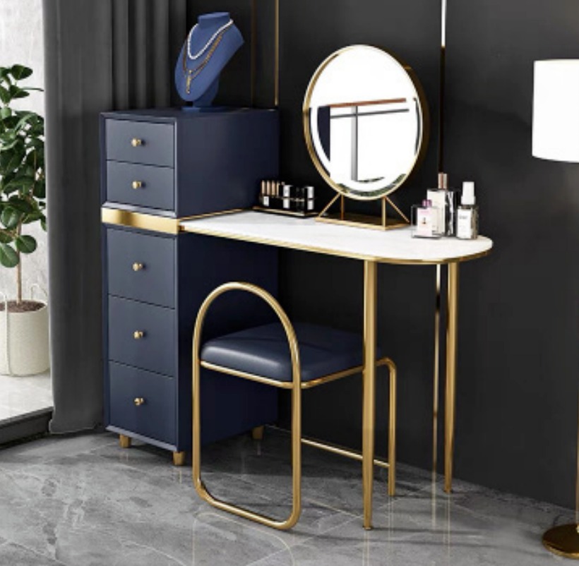 Schminktisch Spiegel Hocker Set Kommode Schlafzimmer Neu Make Up