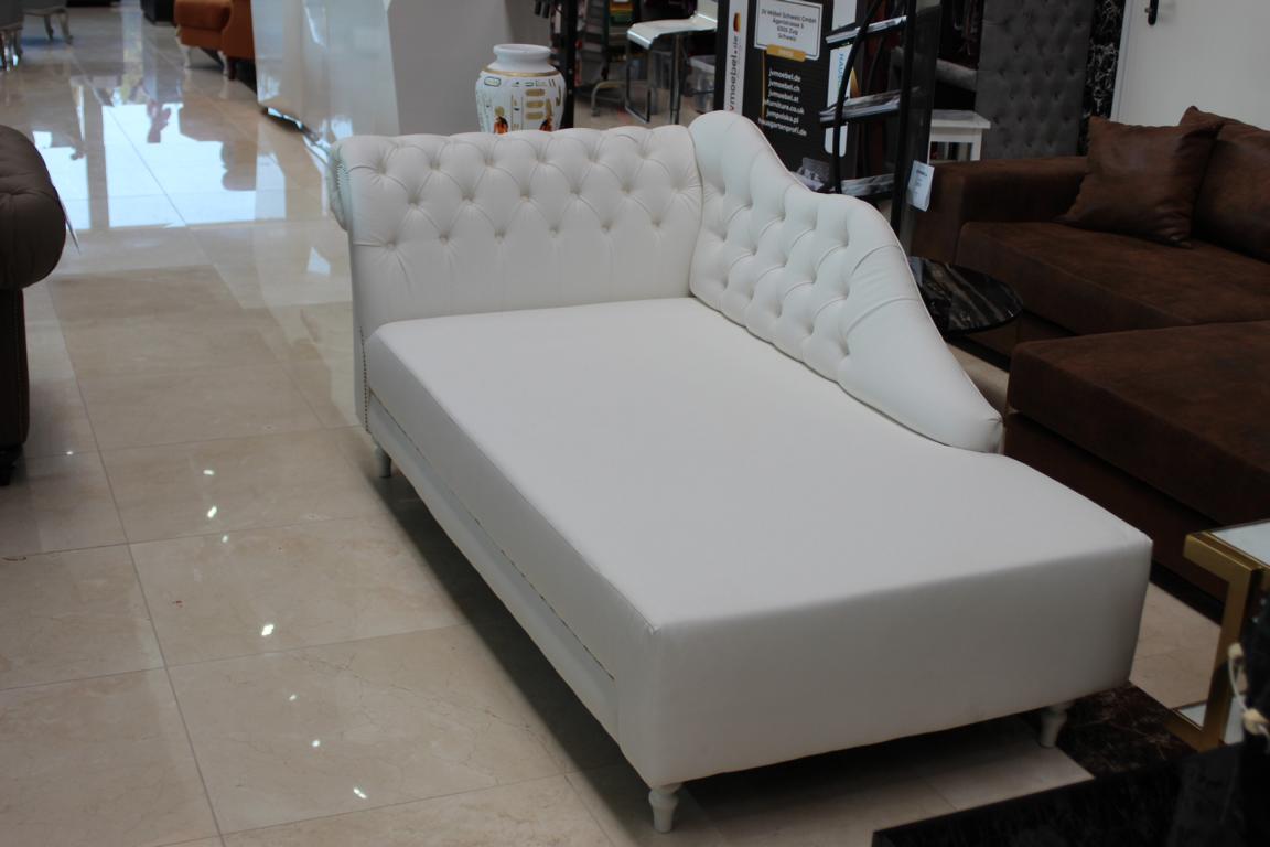 Liege Art déco Kunstleder Komfort Luxus Liegen Relaxliege Chaiselongue Sofort