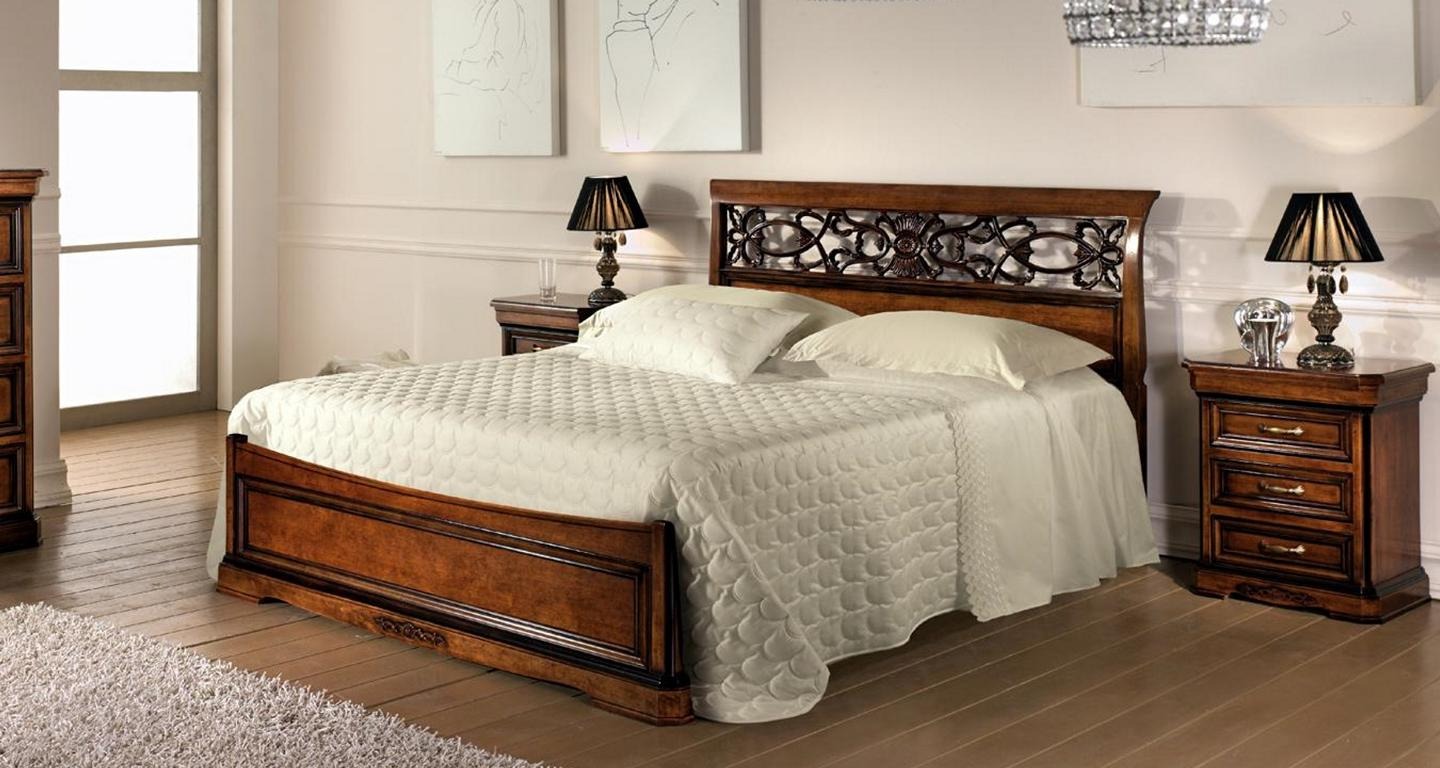 Bett 2x Nachttisch Schlafzimmer Set Betten Komplett Holz Set Barock 3tlg.
