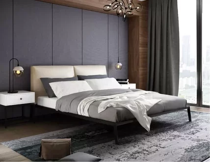 Luxus Schlafzimmer Bett Polster Design Luxus Doppel Hotel Betten 180x200cm Neu