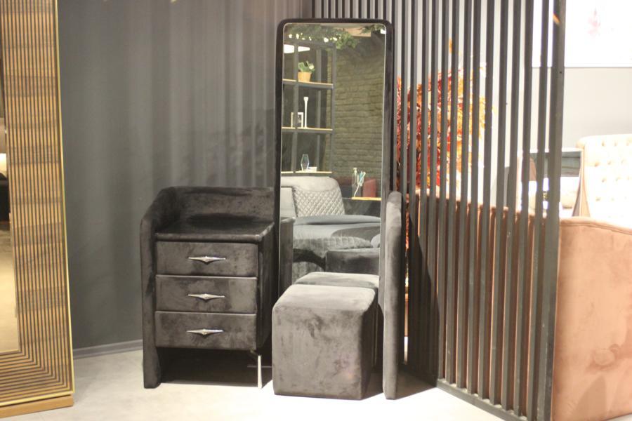 Luxus Schminktisch Schlafzimmer Holz Design Tisch Modern Möbel Textil Neu