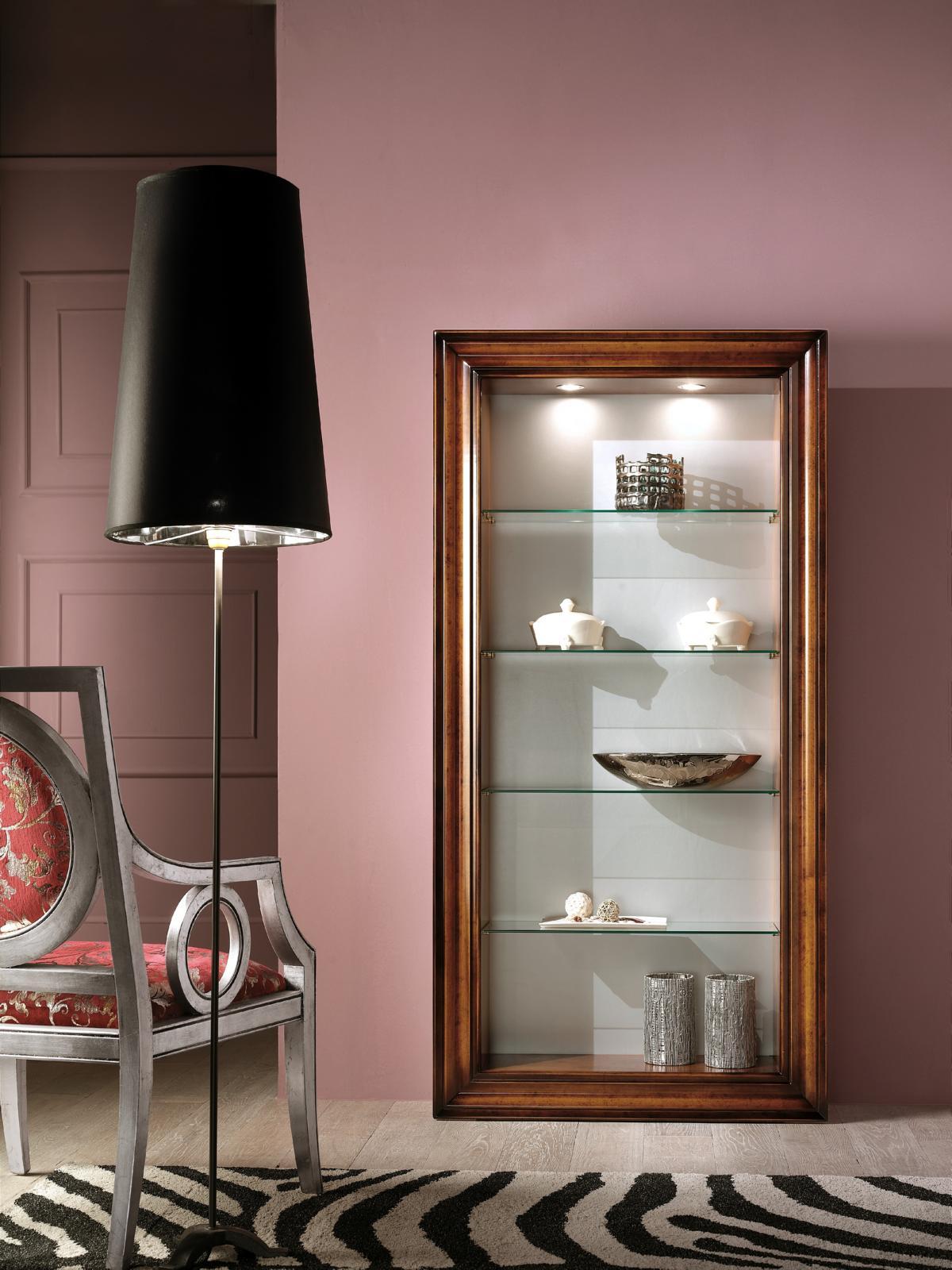 Luxus Vitrine Holz Möbel Schränke Regal Aktenschrank Glasschrank Antik