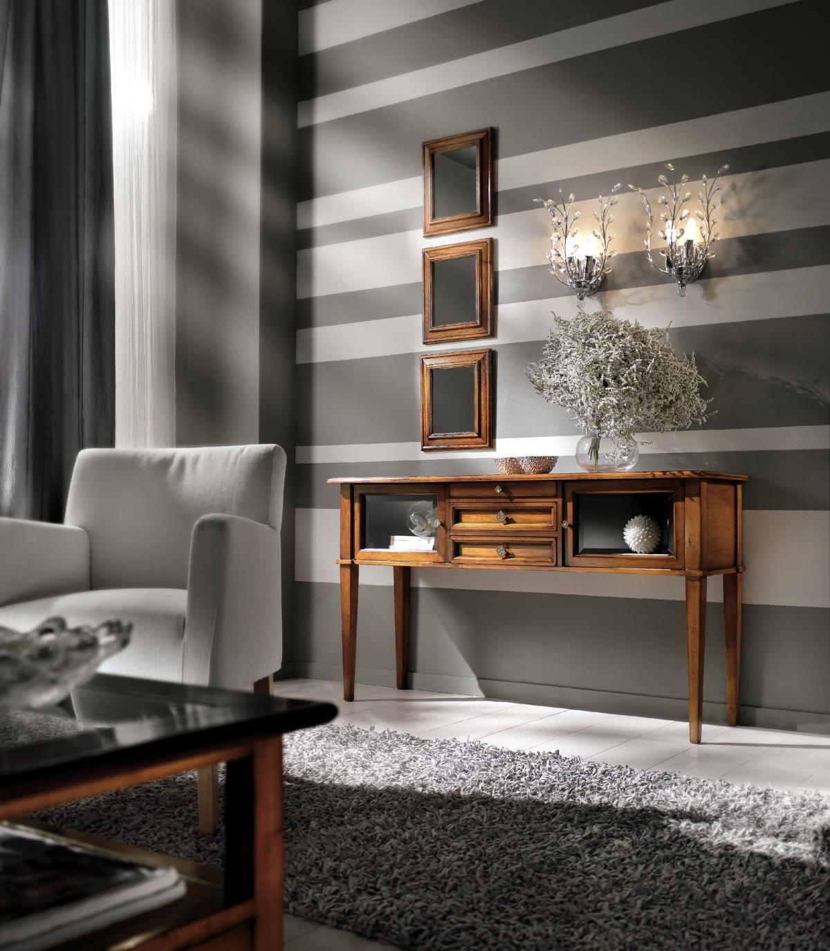 Konsolentisch Design Holz Tisch Konsole Sideboards Luxus Tisch Sideboard