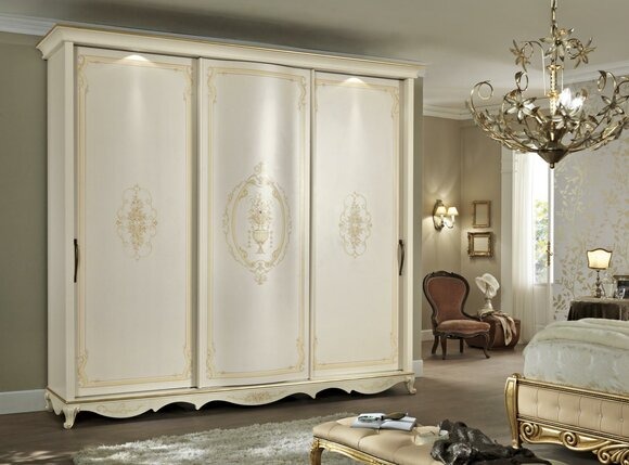 Kleiderschrank Massivholz Schlafzimmermöbel Design Kleiderschrank Weiße Schränke