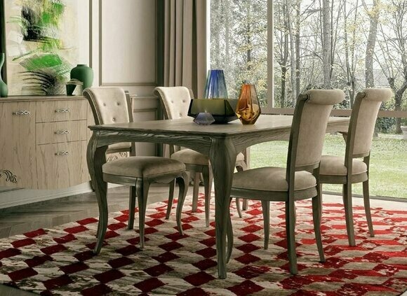 Esstisch Design Möbel Einrichtung Tische Massivholz Tisch Neu Italienische