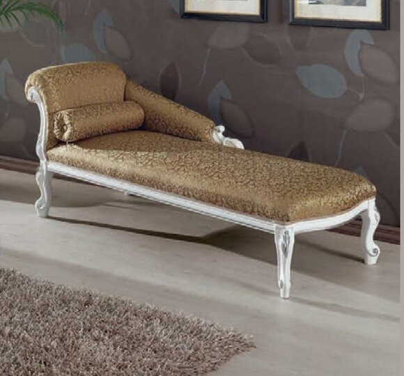 Luxuriöse Chaise Lounge Liege Chaise Lounge Chaiselongue Art déco Textil Komfort