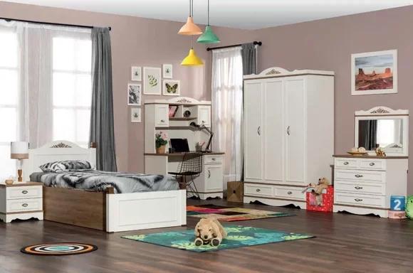 Klassisches Kinderzimmer Jugendzimmer Schlafzimmer Set Komplett 5tlg.