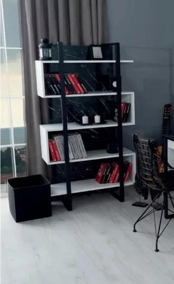 Bücherregal Weiß Möbel Holz Metall Kinderzimmer Regal Design Modern