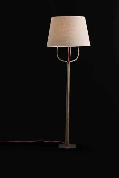 Stehleuchte braun Stehlampe Leseleuchte Bodenleuchte Standlampe Modern
