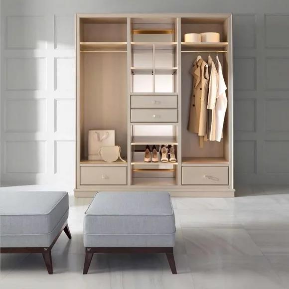 Offener Kleiderschrank Schlafzimmer Schrank Begehbare Möbel Schrank