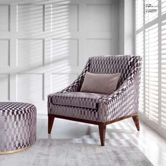 Sessel Ohrensessel Clubsessel Cocktailsessel Luxus Sitzer Sitz Wohnzimmer Neu