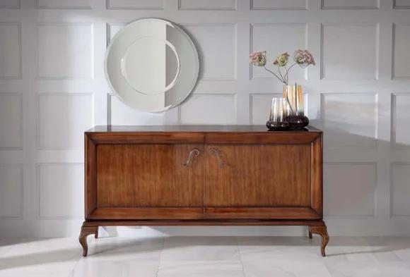 Braunes Sideboard Kommode Schränke Kommoden Holz Luxus Wohnzimmer