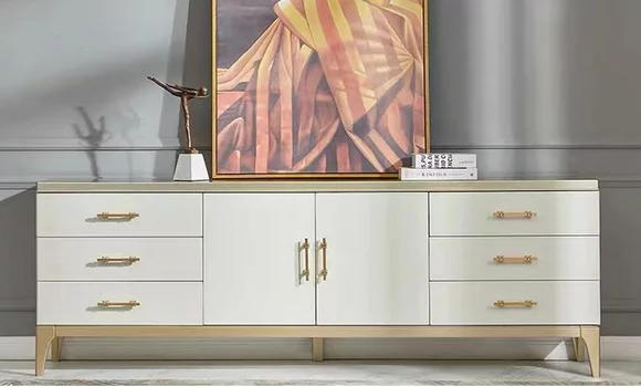 Sideboard Kommode Designer Luxus Schränke Holz Weiß Kommoden Schrank