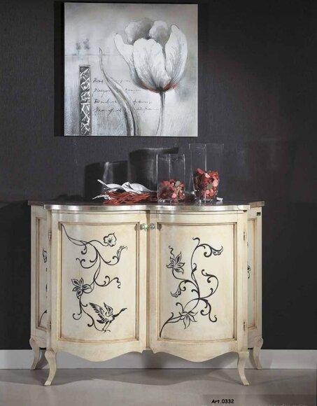 Vitrinen Glas Schrank Braun Vitrine Wohnzimmer Luxus Möbel Italien