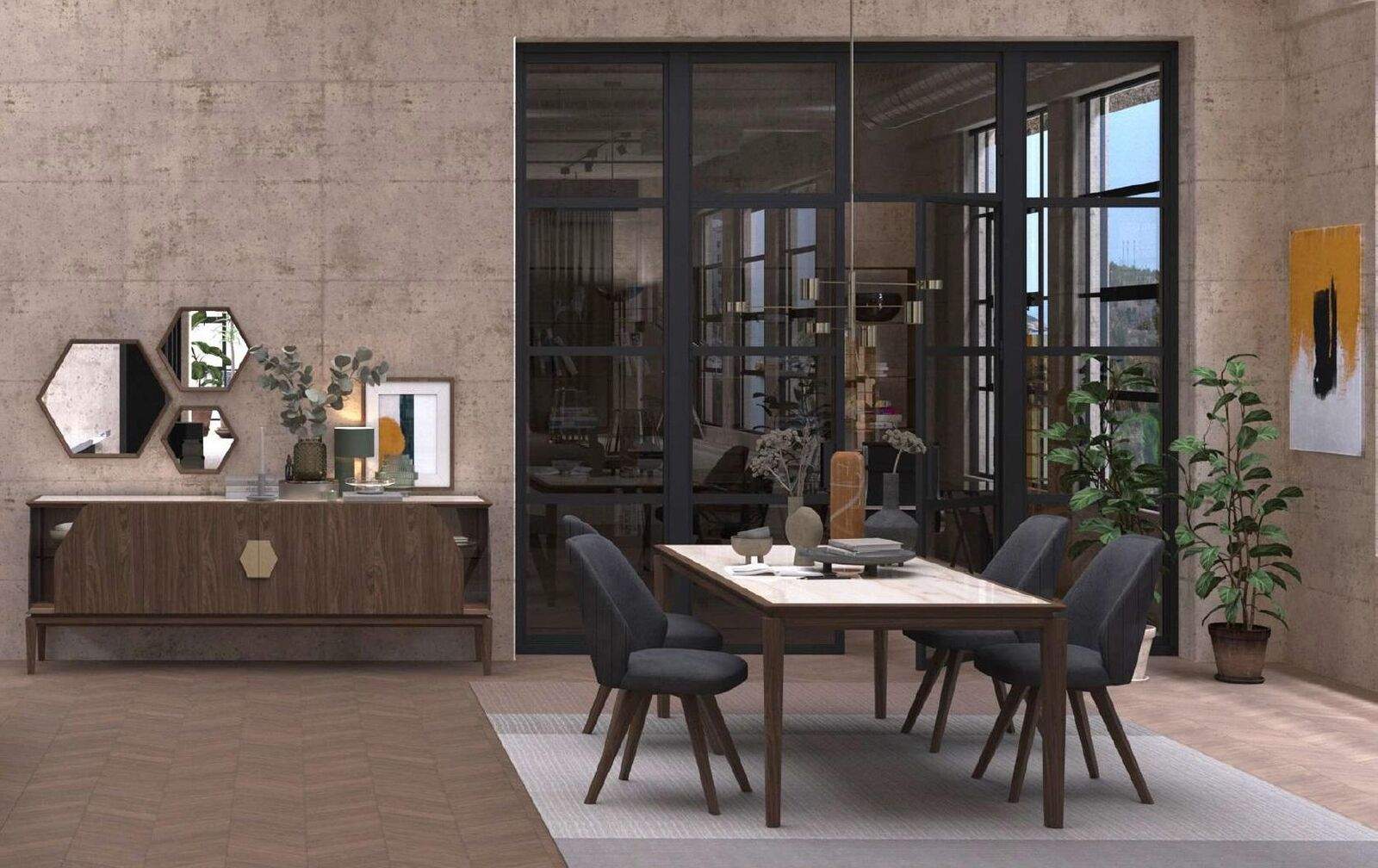 Esszimmer Küchentisch Luxus Echtholzmöbel Moderne Einrichtungsmöbel