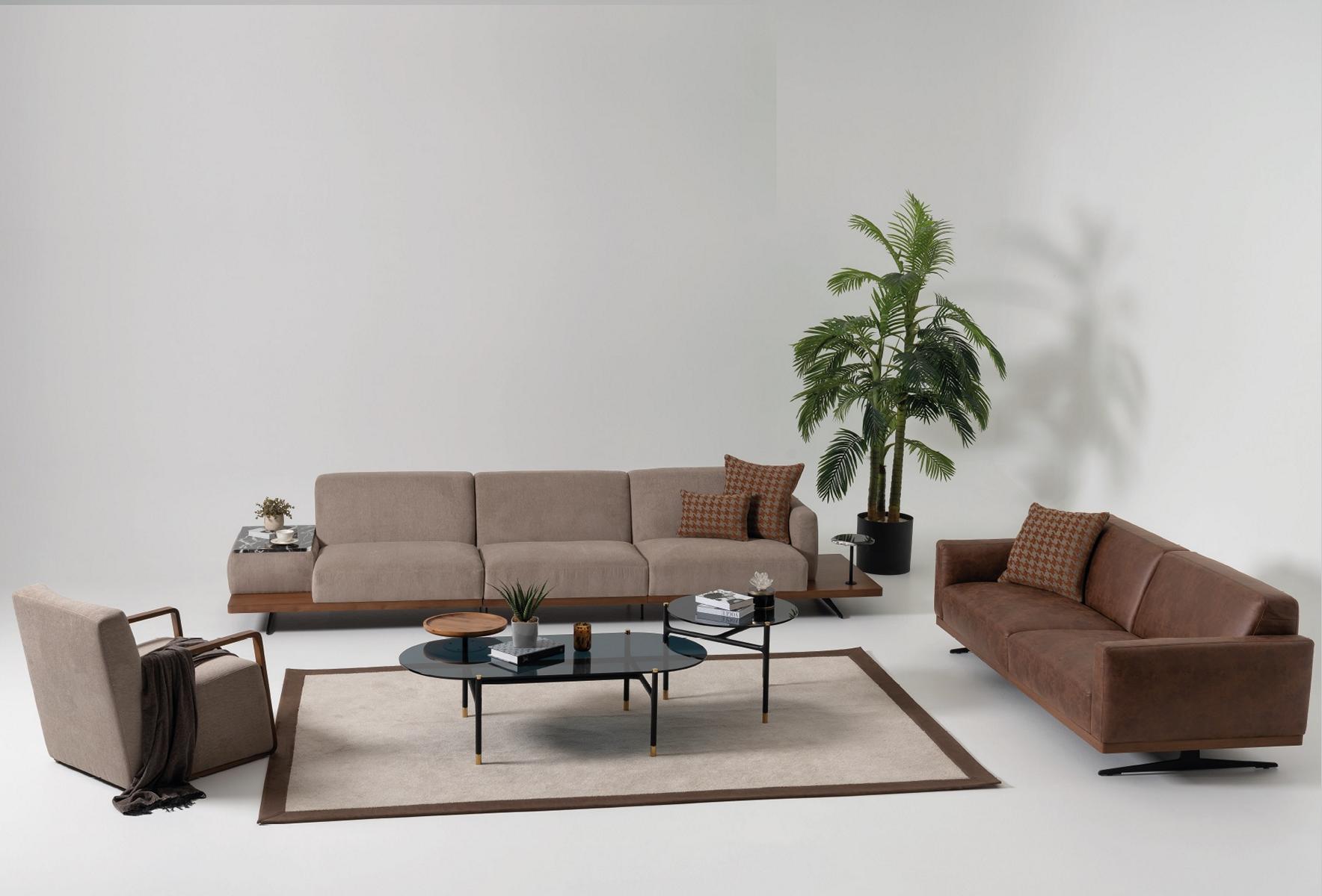 Luxus Sofagarnitur Sofas 4+3+1 Sitz Sessel 2х Couchtisch 4tlg