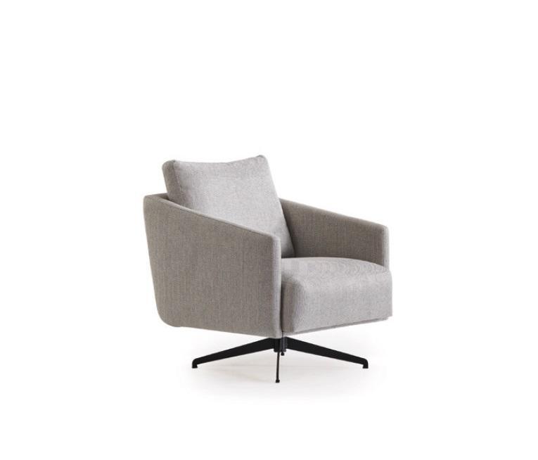 Sessel Design Polster Couch Couchen Sofas Textil Stil Modern Grau