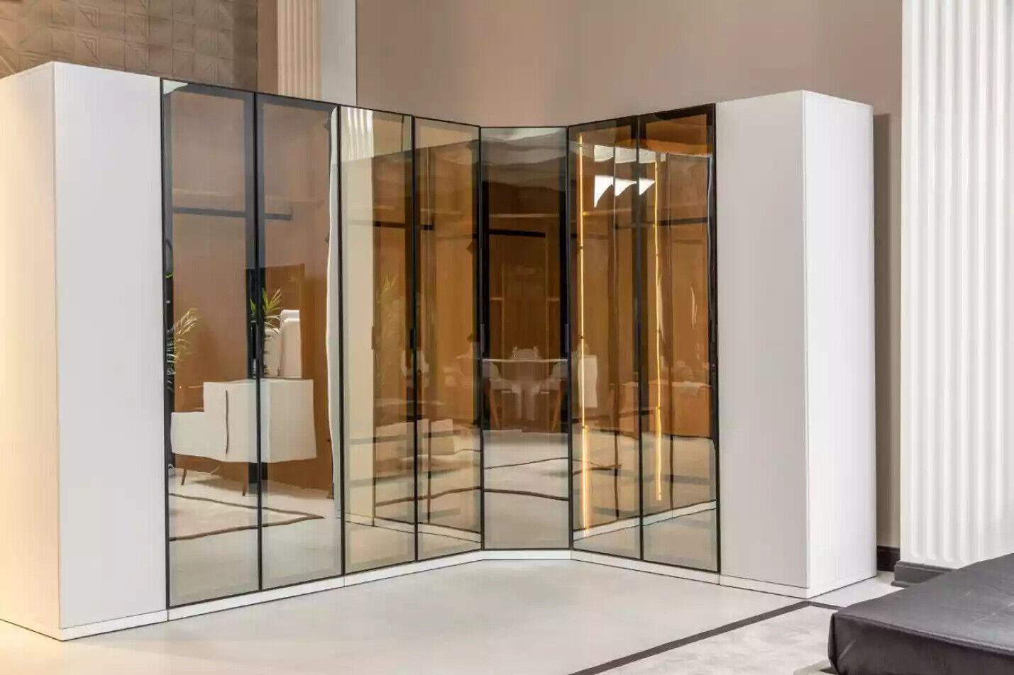 Kleiderschrank Schrank Luxus Holz Schränke Möbel Design Schlafzimmer1