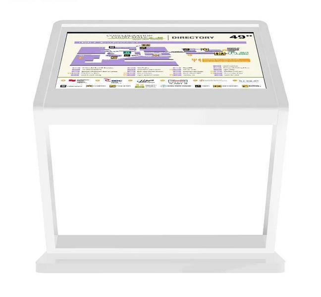 Interaktiver Kiosk Digitale Lösung für Informationen Bestellungen und Navigation