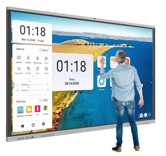 Digitales Whiteboard Interaktive Technologie für Unterricht und Präsentationen