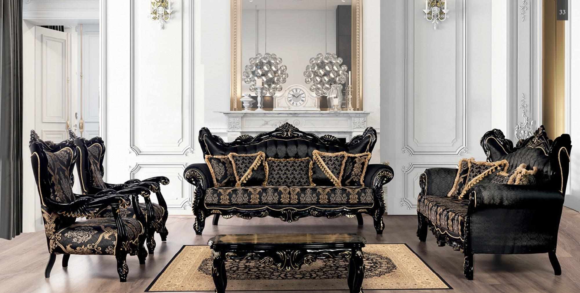 Sofa Set 3+3+1+1 Sitzer Couchtisch Wohnzimmer