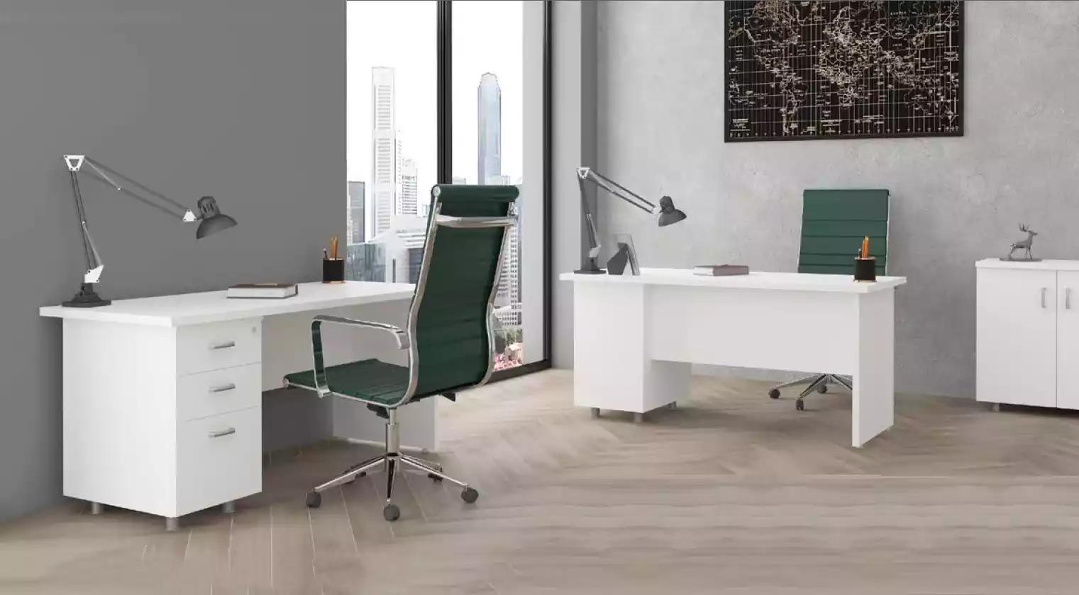 Schreibtisch Weiß Luxus Arbeitszimmer Büromöbel Tisch Schreibtische