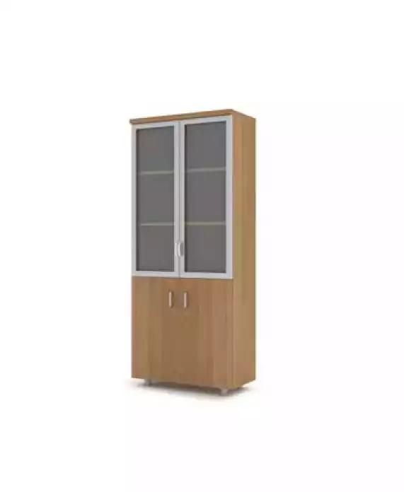Aktenschrank Arbeitszimmer Bücher Regal Büro Möbel Holz Akten Schrank