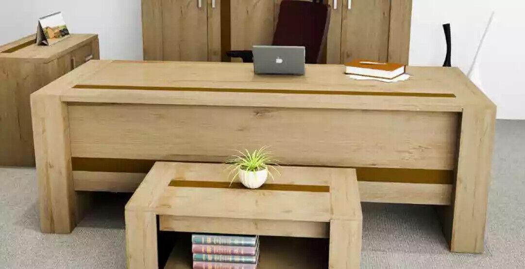 Moderner Quadratischer Couchtisch Luxus Büro Beistelltisch Holztisch