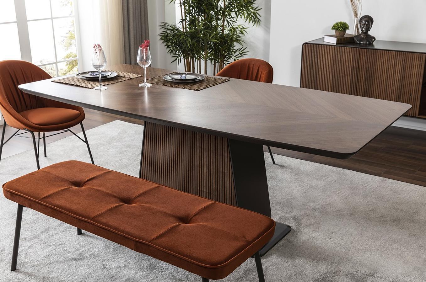 Esstisch Esszimmertisch Tisch Esszimmer Essecke Holz Modern Braun Tische