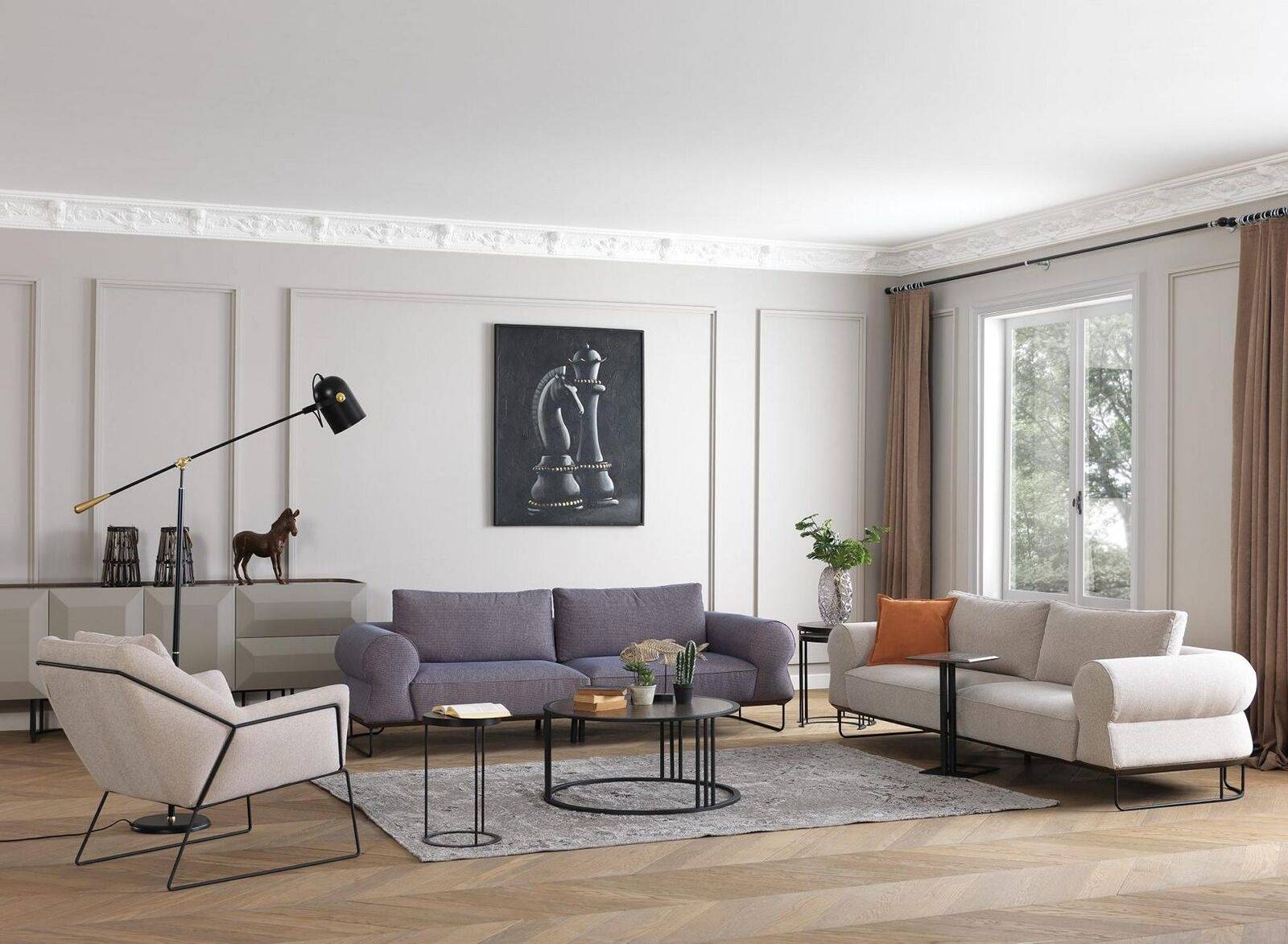 Luxus Komplette Polstersofa Couchgarnitur Sofagarnitur Weiß Stoffsofa