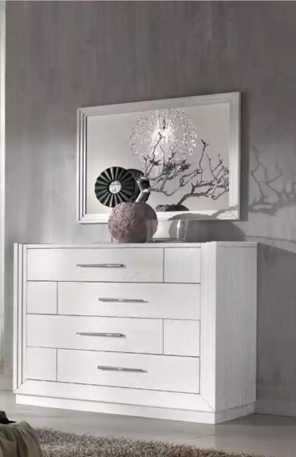 Moderne Kommode 2tlg. Set Stil Modern Kommode Spiegel Italienische Möbel