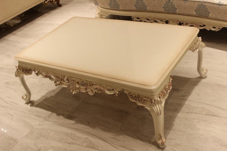 Glamouröser Wohnzimmer Couchtisch edlen Details möbel moderne