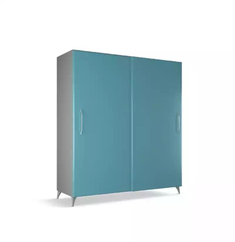Kleiderschrank Schlafzimmer Modern Schrank Kleiderschränke Blau
