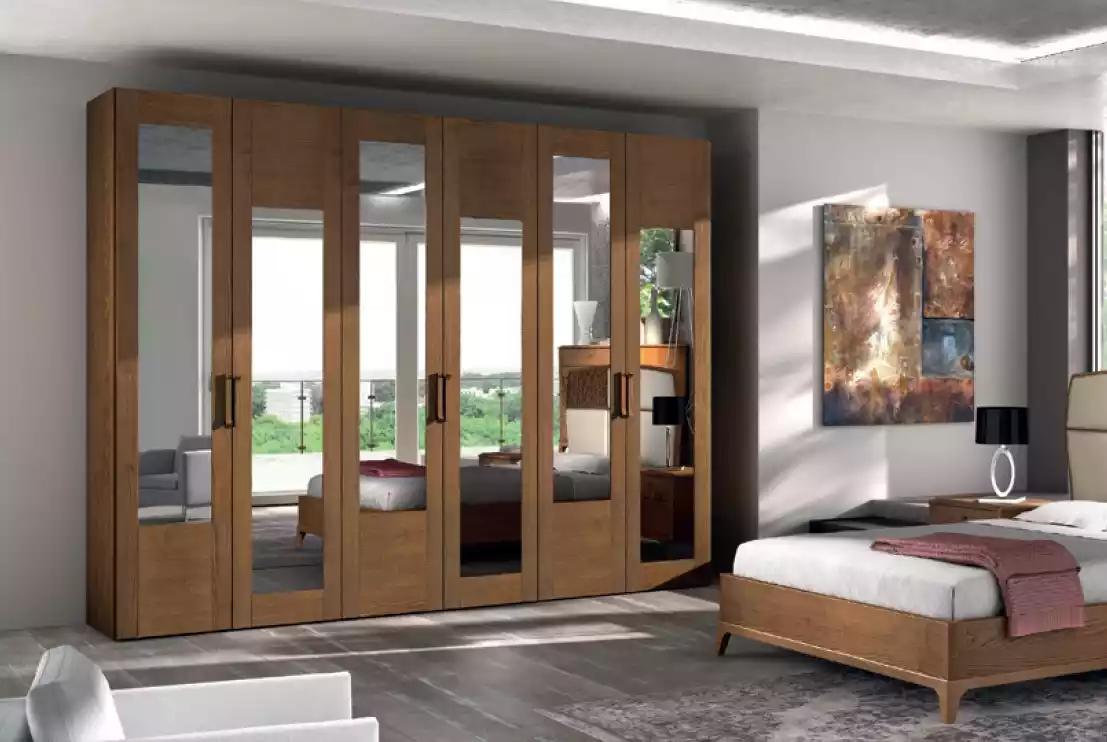 Schlafzimmer Kleiderschrank Material Holz Schrank Stil Modern