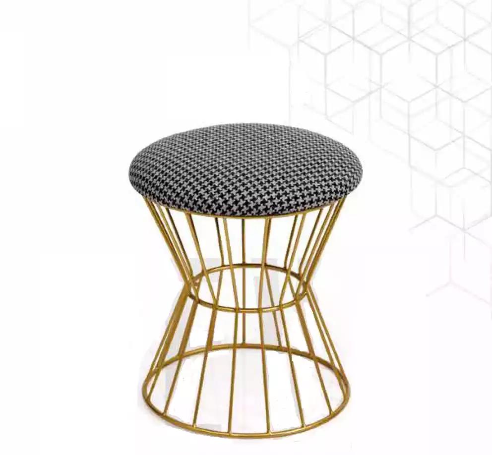 Hocker Fußhocker Würfel Luxus Möbel Design Stil Lounge Club Stoff