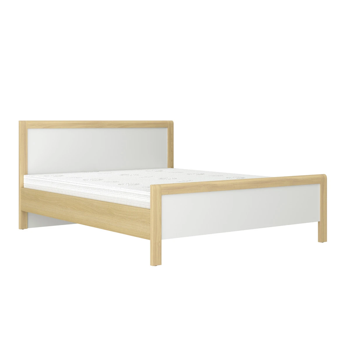 Modernes Weißes Doppelbett Schlafzimmer Betten Hochwertiges Holzgestell