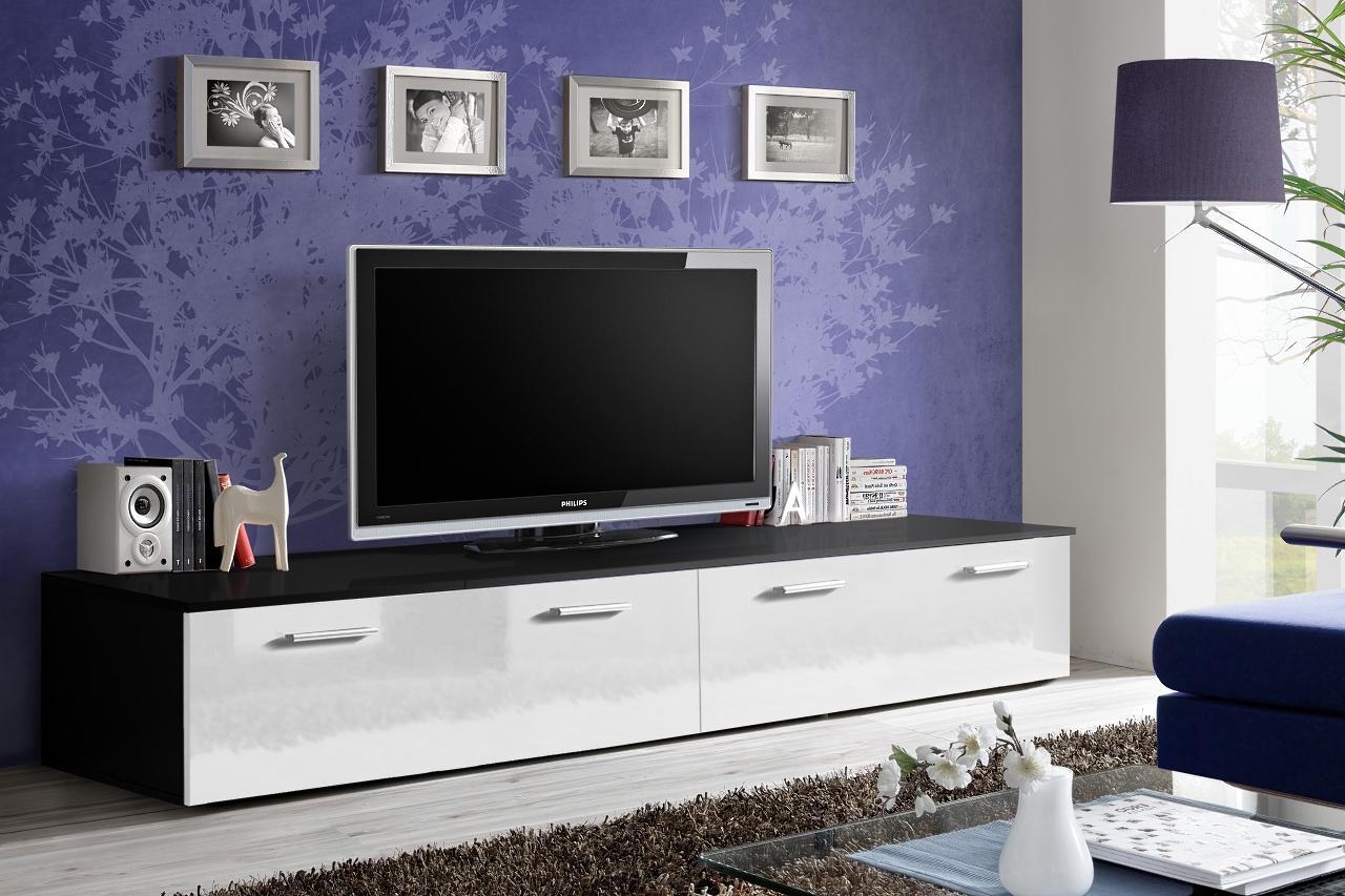 TV Ständer RTV Lowboard Designer Holz Einrichtung Modern Wohnzimmer