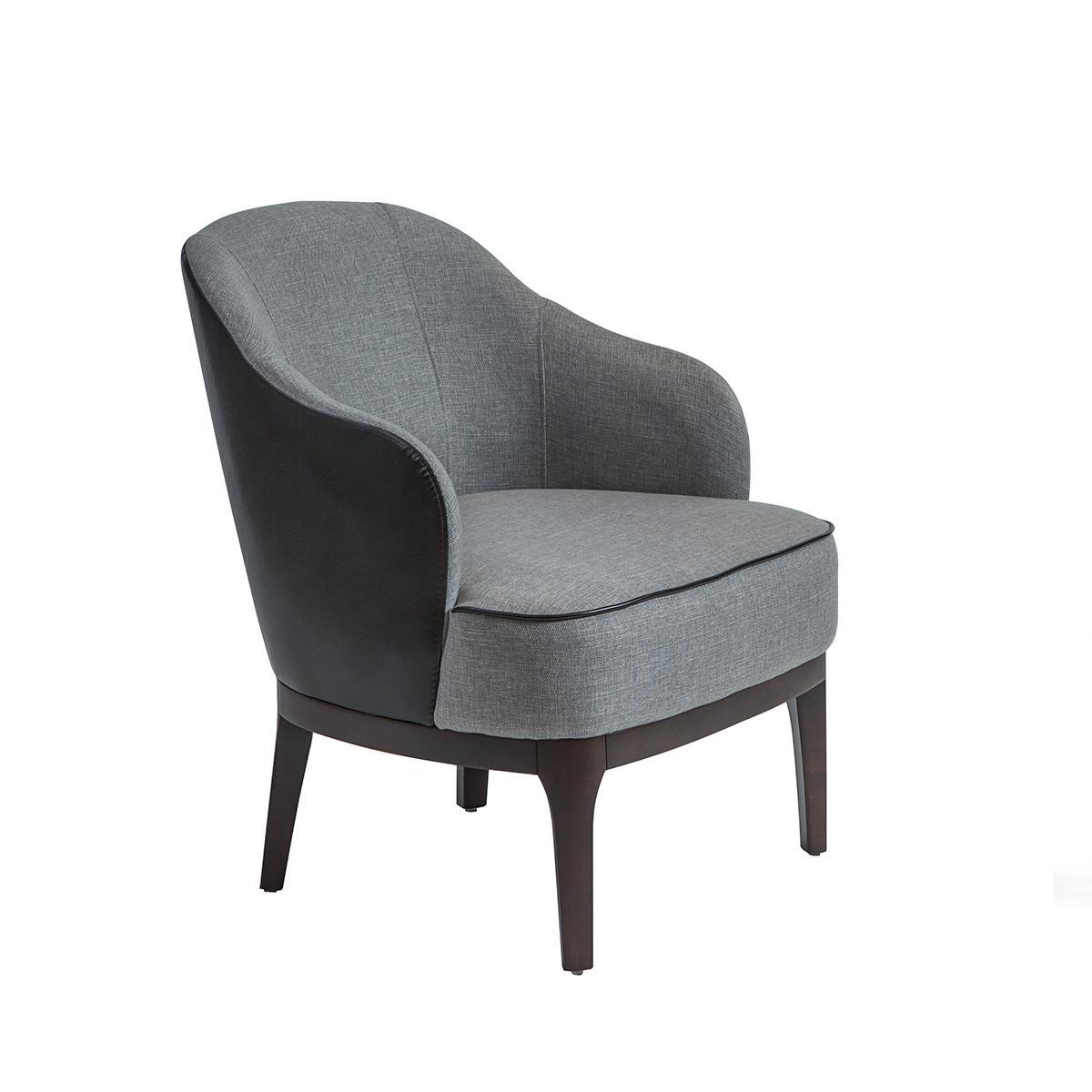 Modern Braun Sessel Polstermöbel Wohnzimmer Design Einrichtung Neu