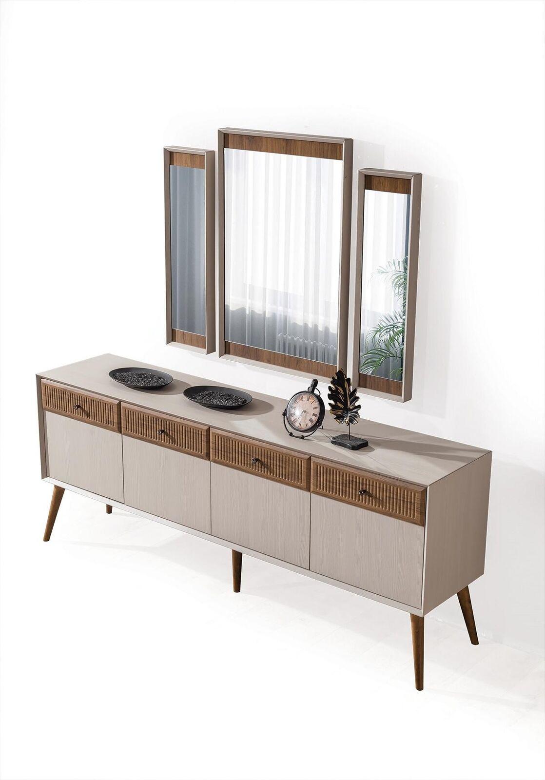 Neuheit in Esszimmer Modern Set Besteht aus Anrichte und 3x Spiegel