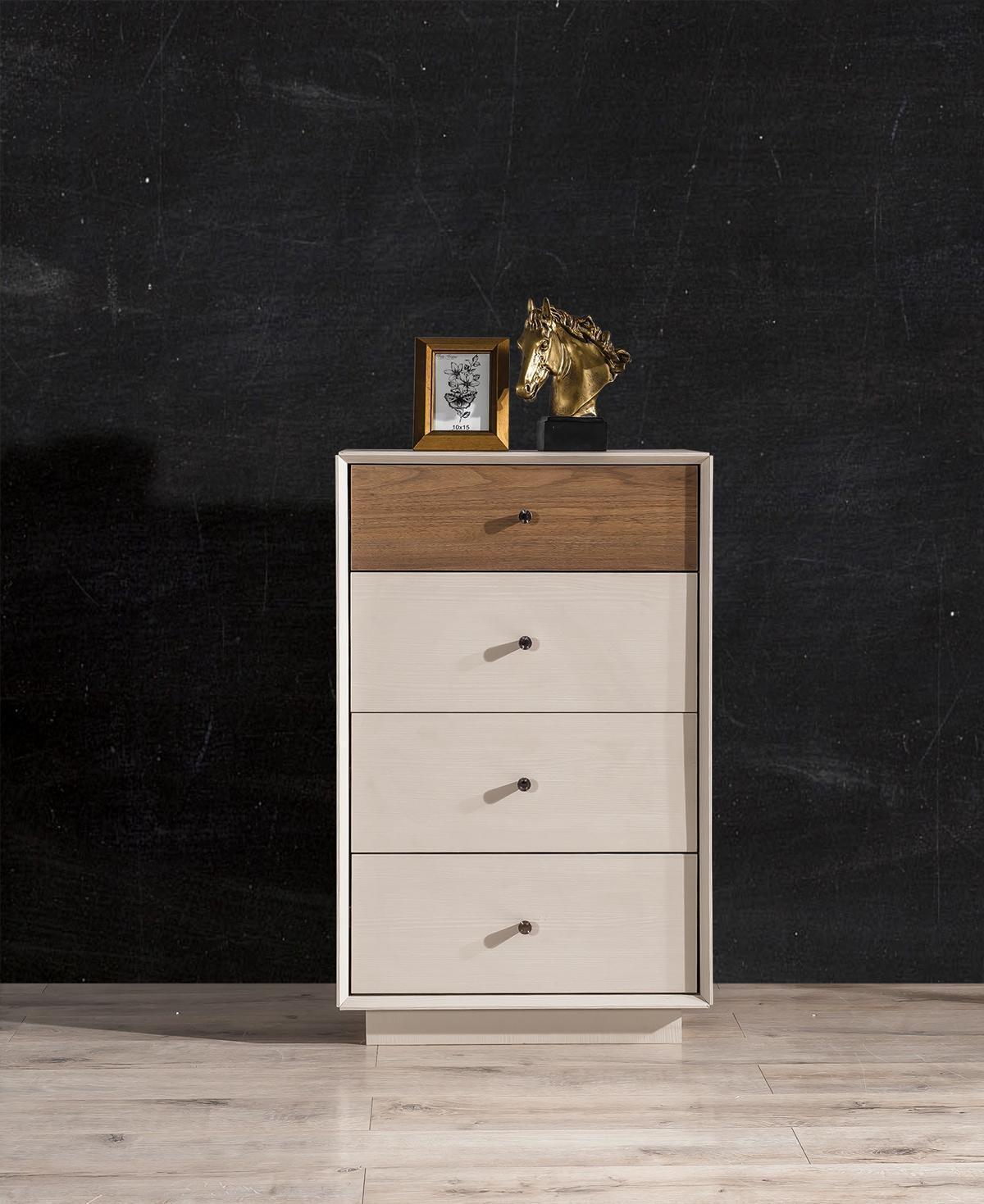 Modern Kommode in Schlafzimmer Elegante Kommode Holz Möbel Design