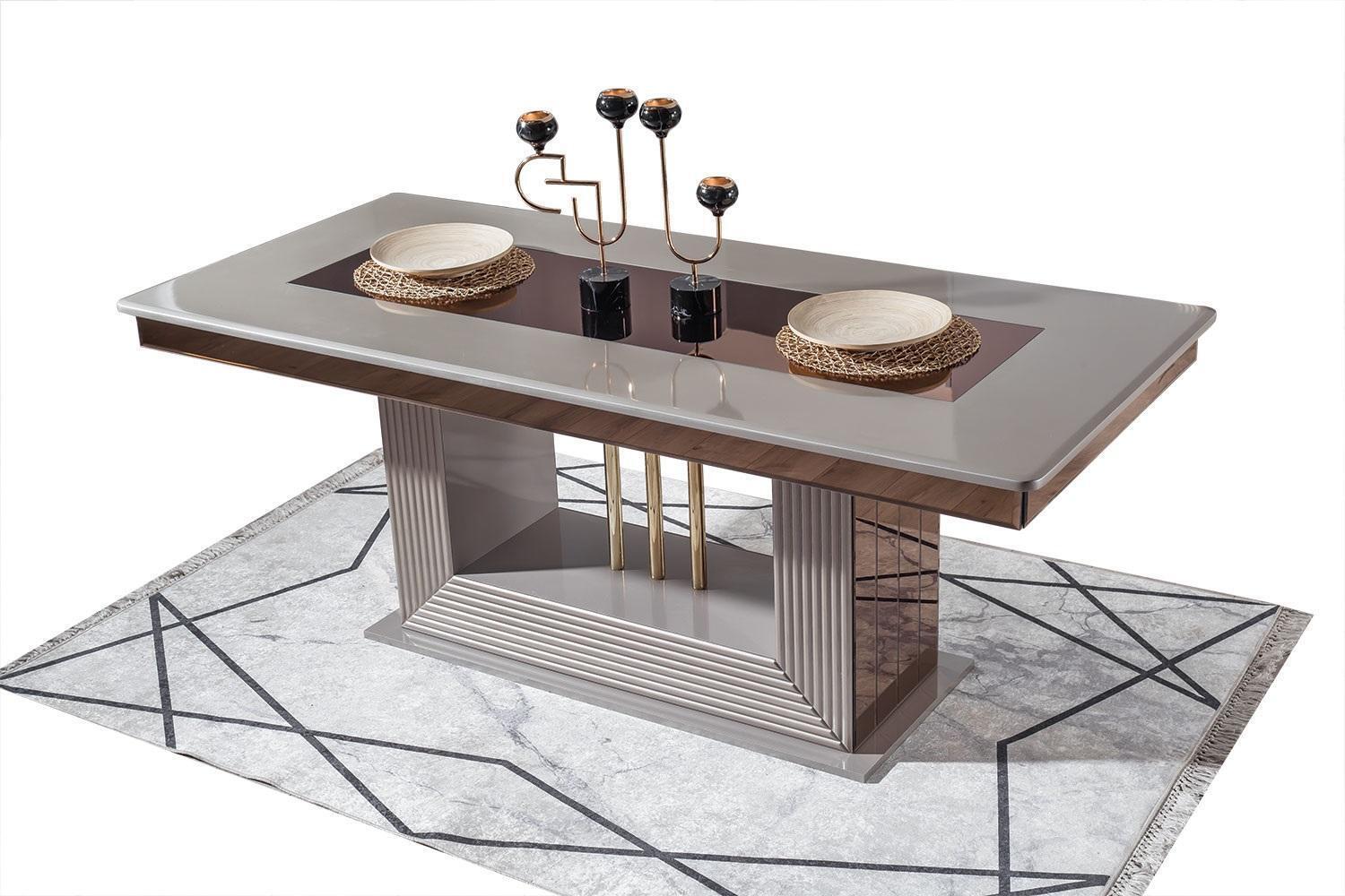 Modern Esstisch Esszimmer Möbel Holz Esstische Tisch Stil Design