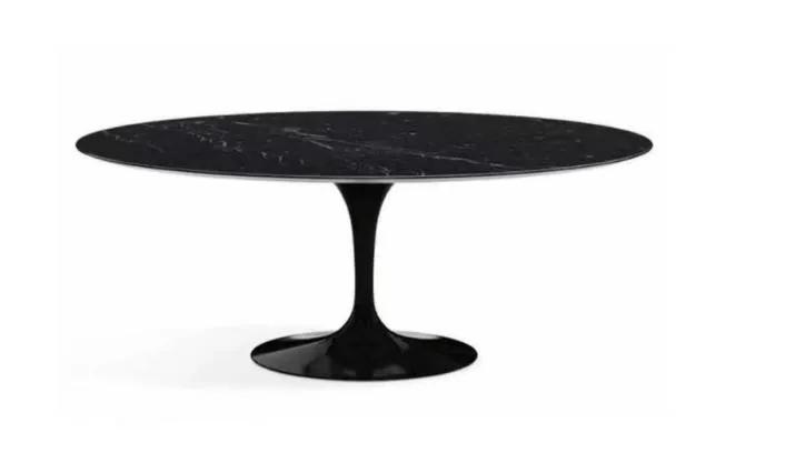 Esszimmer Möbel Esstisch Schwarz Tisch Design Tische Luxus Möbel Rund